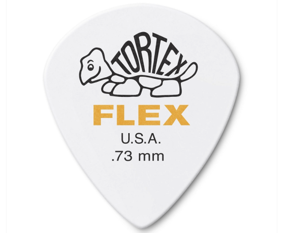 Dunlop 468P.73 Tortex flex jazz III 0.73mm Player's 12 Pack