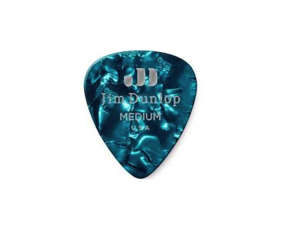 Dunlop 483R11 Turquoise Perloid Medium