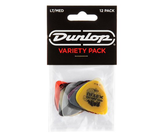 Dunlop PVP101 LT/MED Variety Player's 12 Picks