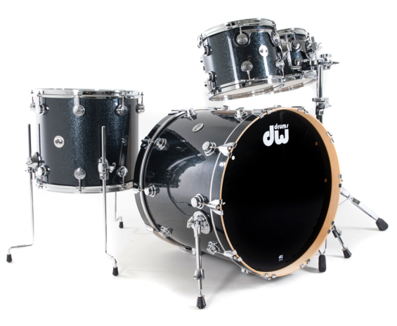 Dw (drum Workshop) Collector's Finish Ply - Gun Metal Sparkle