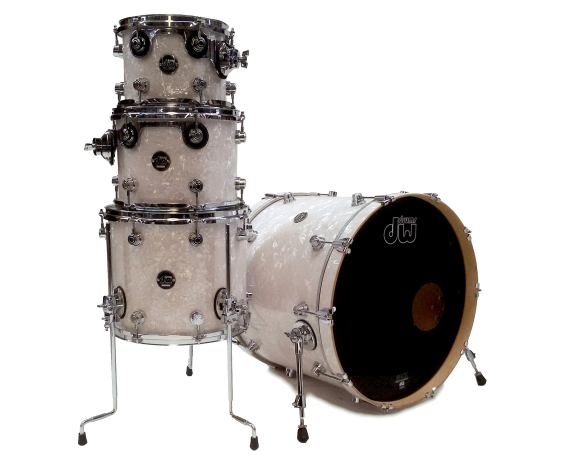 Dw (drum Workshop) Performance - 4-Pcs Drumset in White Marine Pearl
