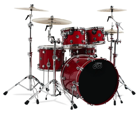 Dw (drum Workshop) Performance Standard Set in Candy Apple Red