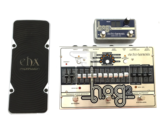 Electro Harmonix Hog2 + expression pedal+ footcontroller