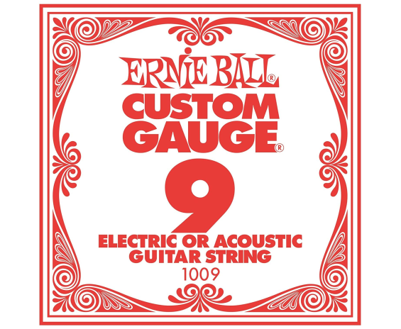 Ernie Ball 009 Nickel Plain Single