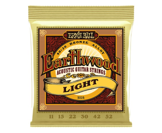 Ernie Ball 2004 Corde per acustica Earthwood Bronze Light 11-52
