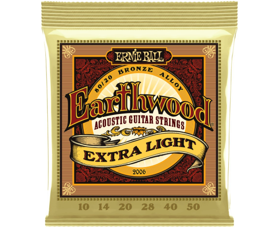 Ernie Ball 2006 Earthwood Extra Light 10-50