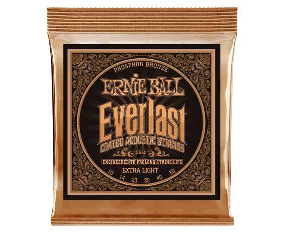Ernie Ball 2550 Everlast Coated Phosphor Bronze Extra Light