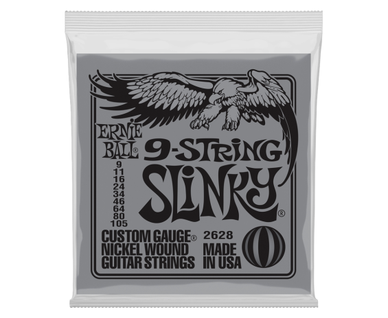 Ernie Ball 2628 Regular Slinky 9-String 9-105
