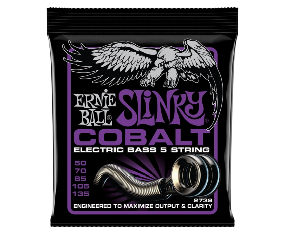 Ernie Ball 2738 Power Slinky Cob 5 bass 50-135