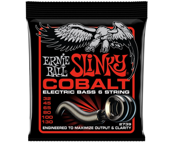 Ernie Ball 2739 Slinky Cobalt 6 bass STR 32-130