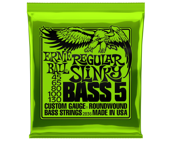 Ernie Ball 2836  Regular Slinky Bass 5 45-130