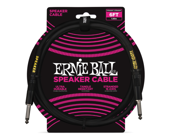 Ernie Ball 6072 Speaker Cable Black