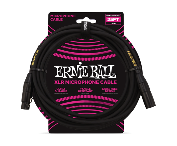 Ernie Ball 6073 Microphone Cable 7.5mt