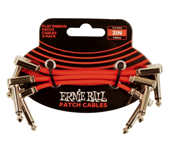 Ernie Ball 6401 Flat Ribbon Patch 7,62cm 3-PK