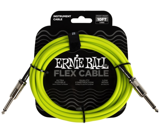 Ernie Ball 6414 Flex cable green 3m