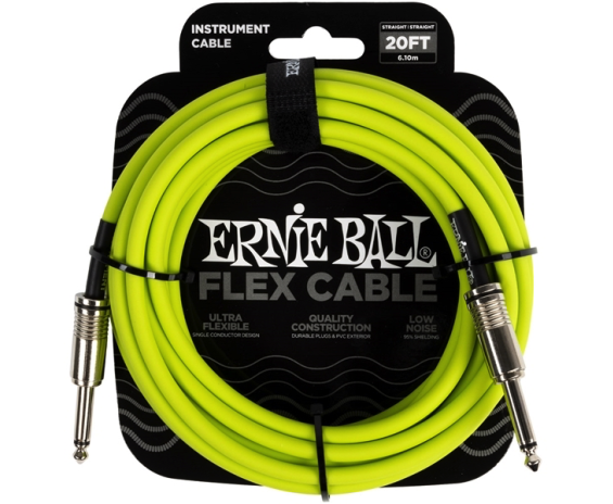 Ernie Ball 6419 Flex cable green 6m