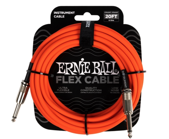 Ernie Ball 6421 Flex cable orange 6m
