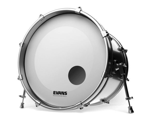 Evans BD18RGCW-EQ3 Resonant Coated White 18