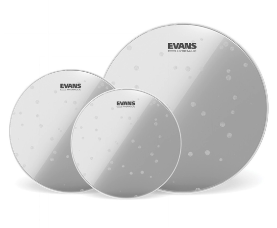 Evans ETP-HYDGL-F - Hydraulic Glass Drumhead Fusion Set (10