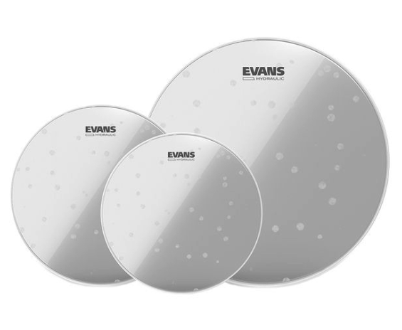 Evans ETP-HYDGL-S - Hydraulic Glass Drumhead Standard Set (12
