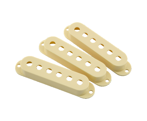 Fender Road Worn Stratocaster Pickup Covers, Aged White