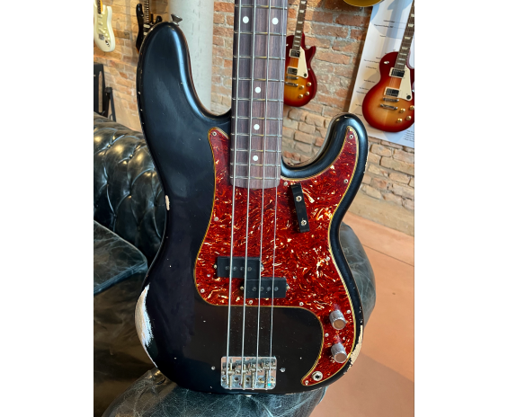 Fender 1961 Custom Shop Precision Bass Relic RW Aged Black