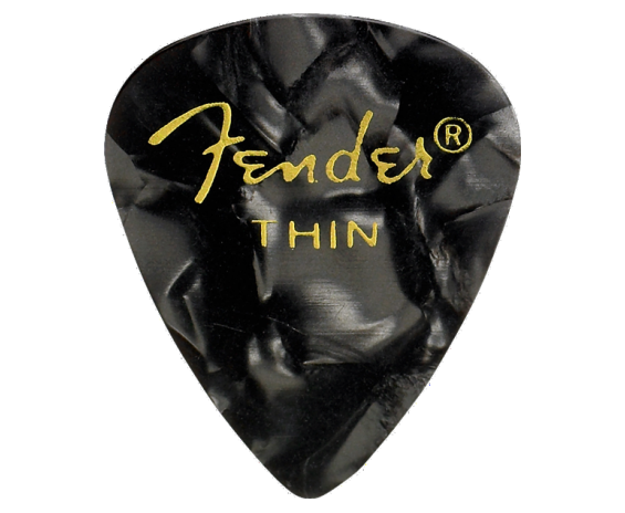 Fender 351 Shape Black Moto Thin