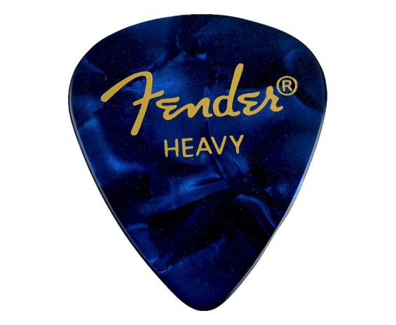 Fender 351 Shape, Blue Moto, Heavy