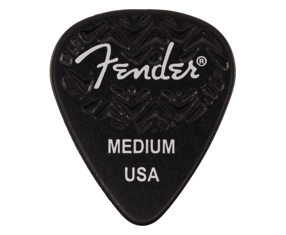 Fender 351 Shape Wavelength Grip Black Medium
