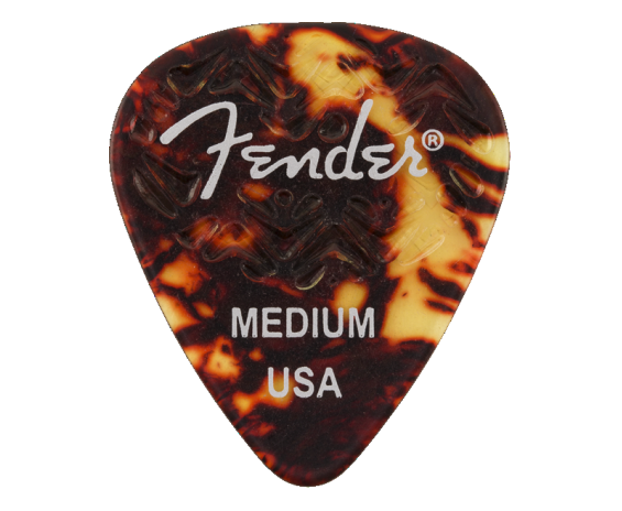 Fender 351 Shape Wavelength Grip Tortoise Shell Medium