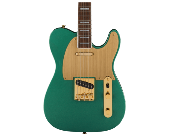 Squier 40th Anniversary Telecaster Gold Edition Sherwood Green Metallic