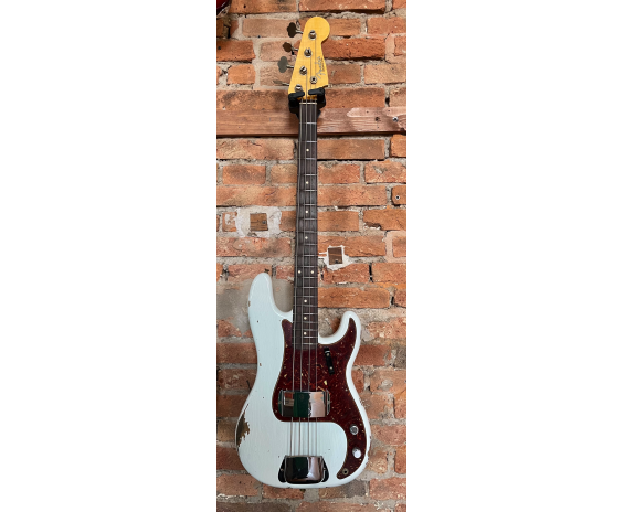 Fender 60 Precision Bass Relic RW Olympic White