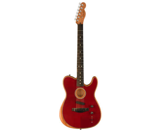 Fender American Acoustasonic Telecaster Crimson Red