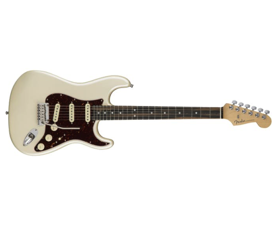 Fender American Elite Stratocaster Ebony Olympic Pearl