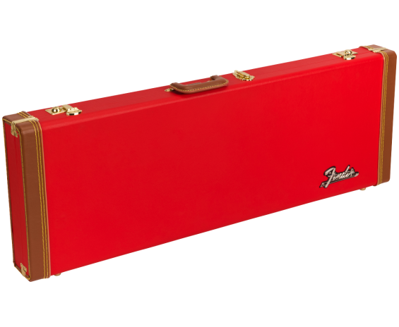 Fender Classic Series Wood Case Strat/Tele Fiesta Red