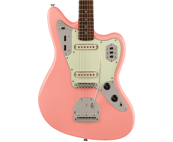 Squier FSR Classic Vibe 60s Jaguar Matching Headstock, Shell Pink