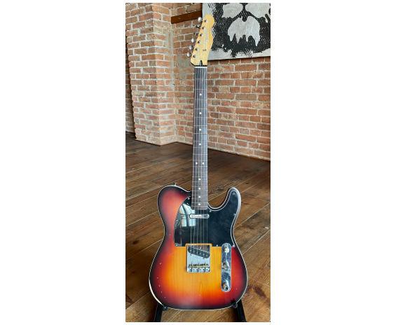 Fender Jason Isbell Custom Telecaster Road Worn 3-Color Chocolate Burst