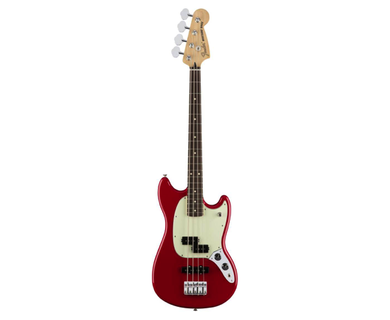 Fender Mustang Bass PJ Pf Torino Red