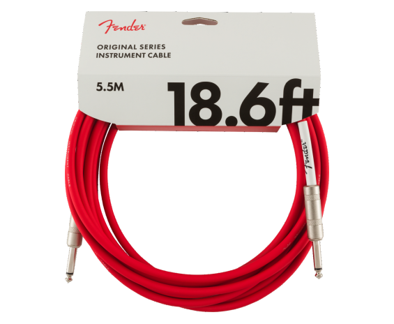 Fender Original Series Instrument Cable 18.6' Fiesta Red