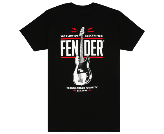 Fender P-Bass® T-Shirt, Black, L