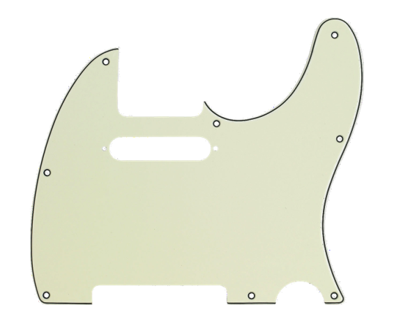 Fender Pickguard Telecaster Mint Green