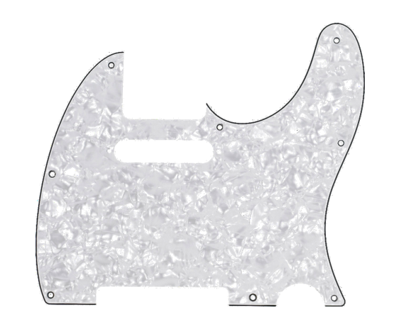 Fender Pickguard Telecaster White Pearl