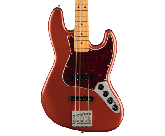 Fender Player Plus Jazz Bass, Maple Fingerboard, Aged Candy Apple Red