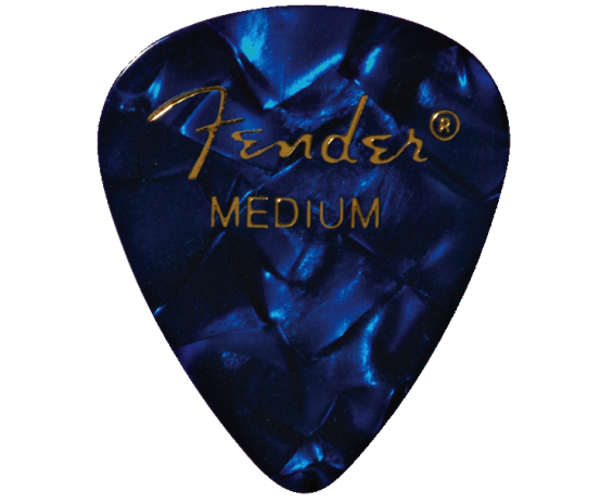 Fender 351 Shape  Medium Blue Moto