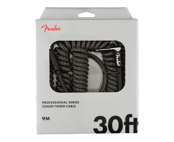 Fender Pro Coil Cable 30 Gray Tweed