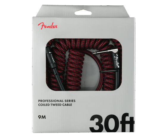 Fender Pro Coil Cable 30 Red Tweed
