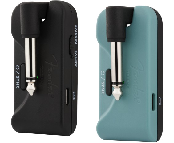 Fender Telepath Wireless System, Mystic Ice Blue and Black