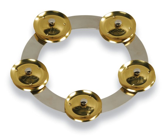 Latin Percussion LP3806SBS - Tambo-Ring Steel w/Brass Jingle, 6