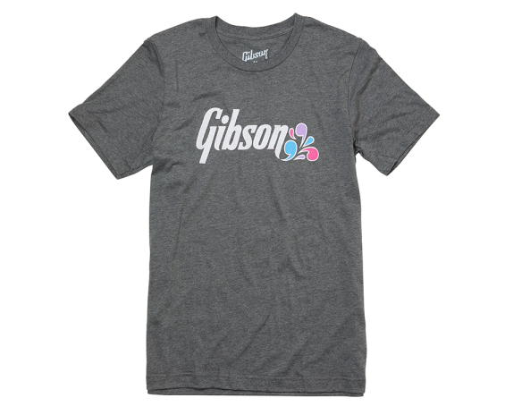 Gibson Floral Logo Tee Large