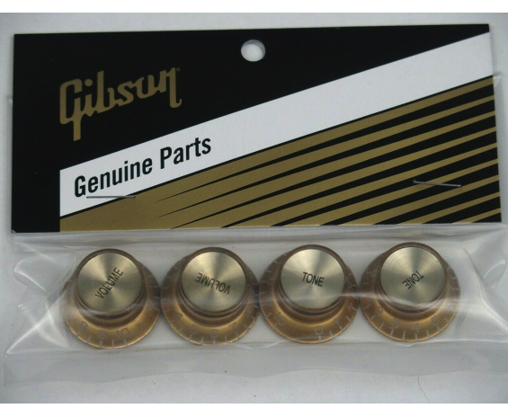 Gibson PRMK-030 Aged Top Hat Style Knobs with Gold Metal Insert